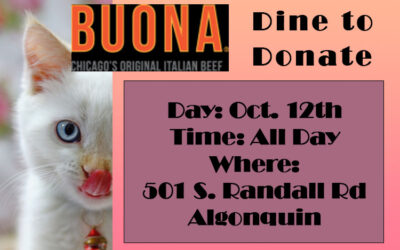 Buona Beef Dine to Donate October 12th