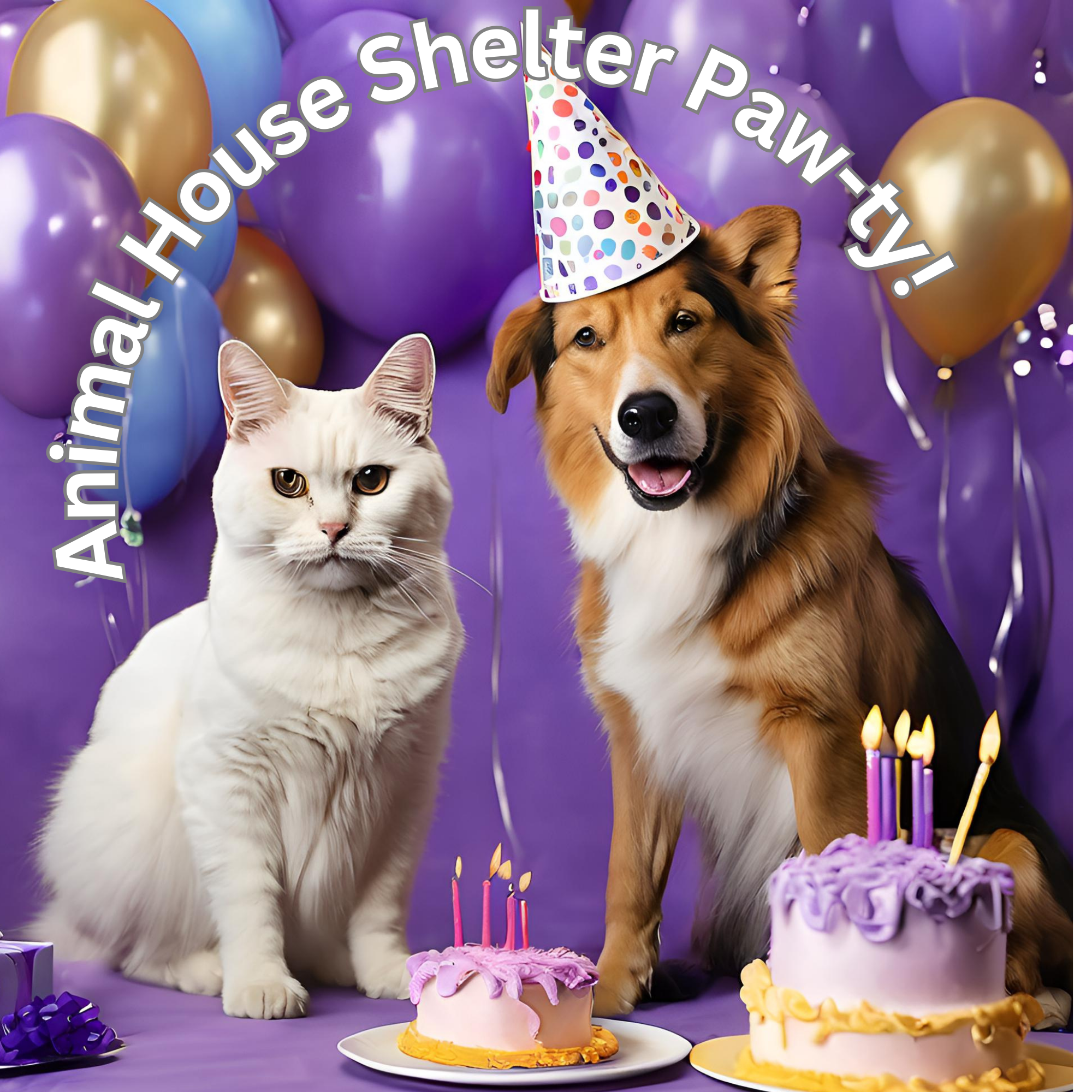 birthday paw-ty art