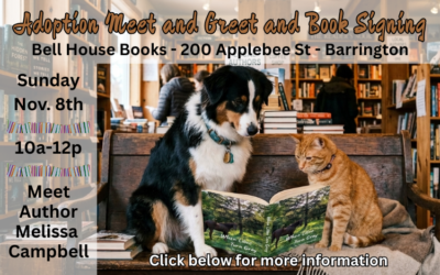 Adoption Meet/Greet and Book Signing Nov. 8, 2026