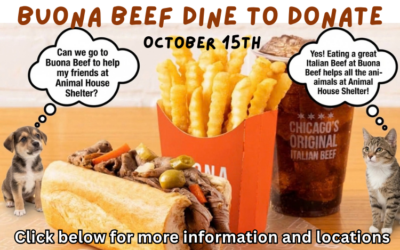 Buona Beef Dine to Donate Oct. 15, 2026
