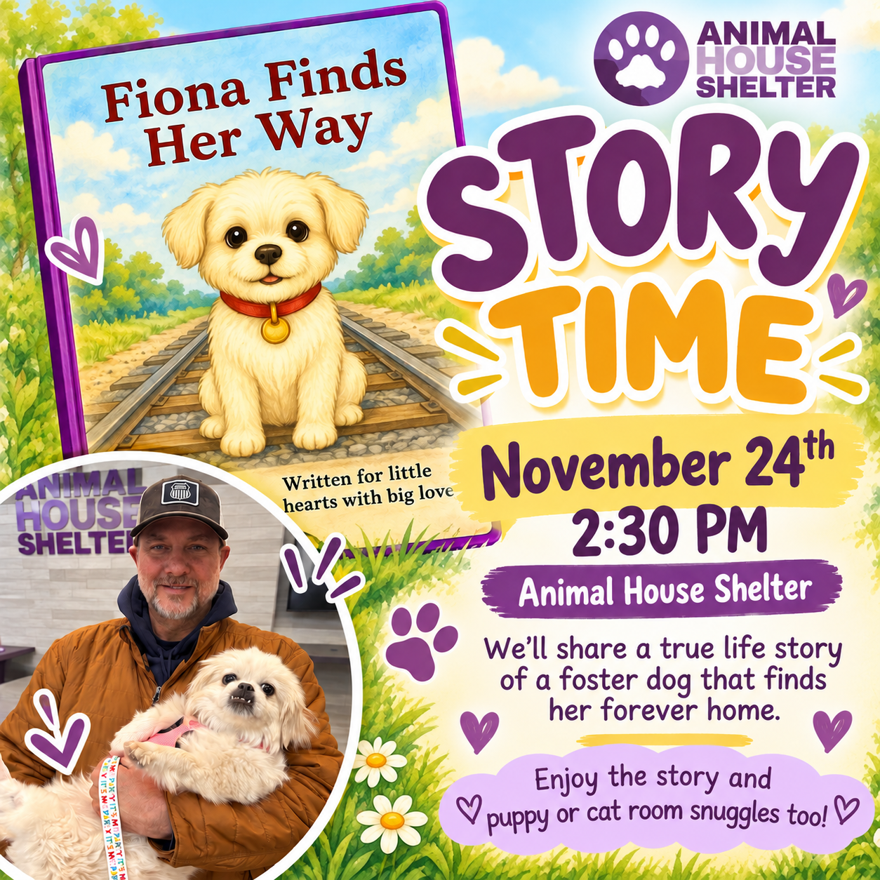 Animal House Shelter Story Time